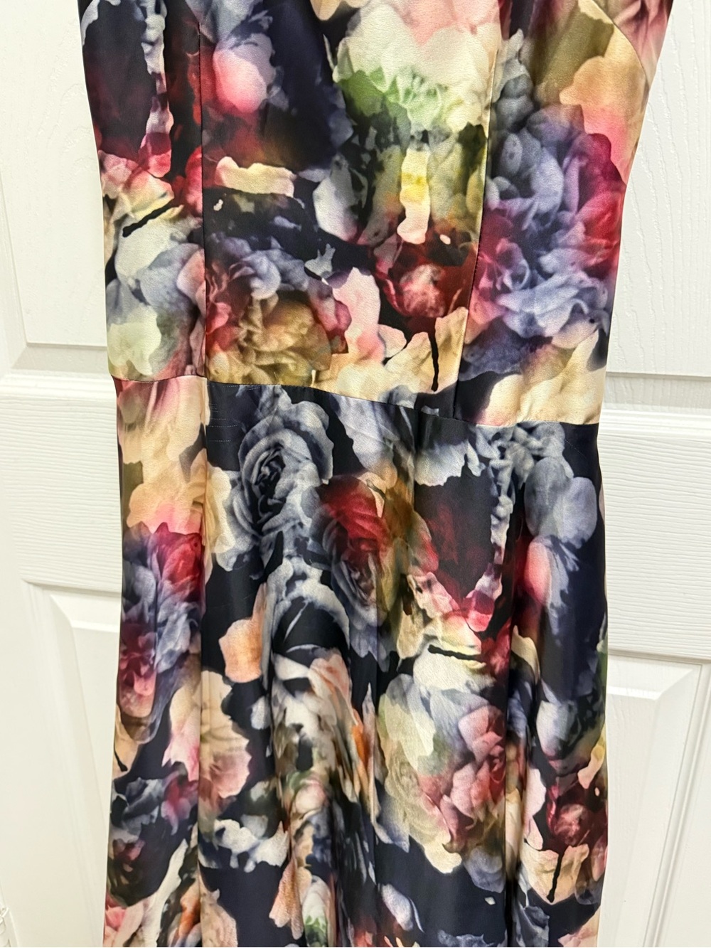 Adrianna Papell Floral Evening Gown - Picture 5 of 14